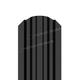 Штакетник металлический МЕТАЛЛ ПРОФИЛЬ LАNE-O 16,5х99 (PURMAN-20-9005-0.5)