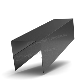 Планка П-образная 20х20х2000 (VALORI-20-DarkGrey-0.5)