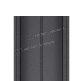 Штакетник металлический МЕТАЛЛ ПРОФИЛЬ ELLIPSE-T 19х126 (VALORI-20-Grey-0.5)