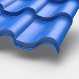 Металлочерепица МП Монтерроса-M NormanMP (ПЭ-01-5005-0.5)