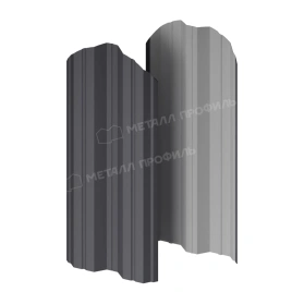 Штакетник металлический МП М-111-О (VALORI-20-Grey-0.5)