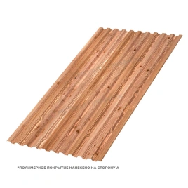 Профилированный лист С-21х1000-B (ECOSTEEL_T-01-Кедр-0,5)