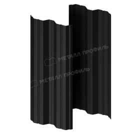 Штакетник металлический МП М-111-Т (ПЭМАД-01-9005\9005-0.4)