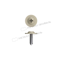 Саморез 4,2х16 RAL 1015 (светлая слоновая кость) острый с прессшайбой