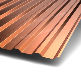 Профлист МЕТАЛЛ ПРОФИЛЬ МП-20x1100-B (AGNETA_Д-03-Copper-0,5)