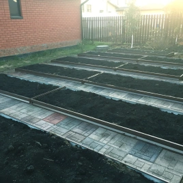 Грядка садовая "ТИМЕР" Люкс 2000х1000х0,45 мм. 7024