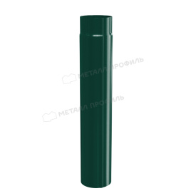 Труба водосточная МЕТАЛЛ ПРОФИЛЬ Foramina PUR D100х3000 Ral 6005