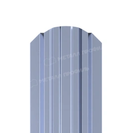 Штакетник металлический МП LАNE-O 16,5х99 (PURMAN-20-Galmei-0.5)