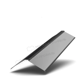 Планка конька плоского 190х190х2000 (PURMAN-20-9005-0.5)