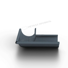Угол желоба наружный МЕТАЛЛ ПРОФИЛЬ Foramina Freeze D125 Grey