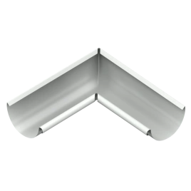 Угол желоба внутренний D125х90 градусов GS lite (ПЭД-01-9003\9003-0.6)