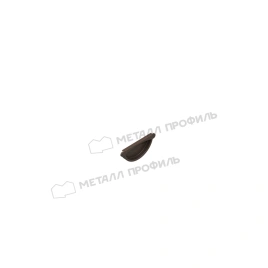 Заглушка желоба D125 Foramina Freeze (FRZ_D-01-DarkBrown\DarkBrown-0.6)