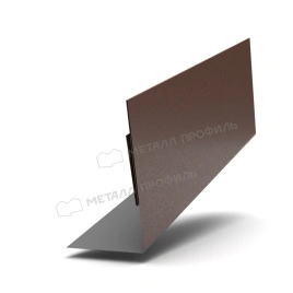 Планка аквилона малая 35х20х3000 (VALORI-20-Brown-0.5)