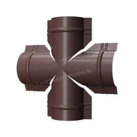 Четверник для круглого конька R110 (VikingMP E-20-8019-0.5)