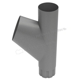 Тройник трубы Foramina Freeze D100 (FRZ_D-01-Grey\Grey-0.5)