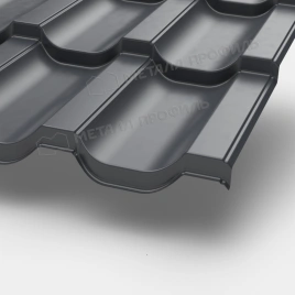 Металлочерепица МП Трамонтана-M NormanMP (ПЭ-01-7024-0.5)