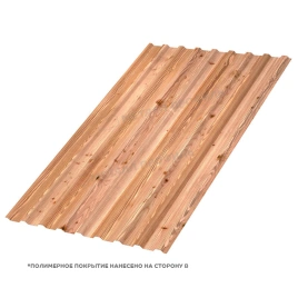 Профилированный лист МП-20х1100-R (ECOSTEEL_T-01-Кедр-0,5)