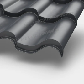 Металлочерепица МП Монтерроса-SL NormanMP (ПЭ-01-7024-0.5)