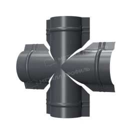 Четверник для круглого конька R110 NormanMP (ПЭ-01-7024-0.5)