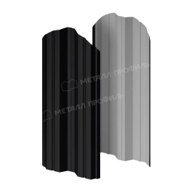 Штакетник металлический МП М-111-О (ПЭ-01-9005-0.45)