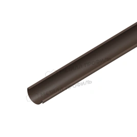 Желоб водосточный D125х3000 Foramina Freeze (FRZ_D-01-DarkBrown\DarkBrown-0.5)
