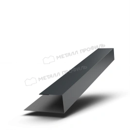 Планка J-профиль 24х18х2000 NormanMP (ПЭ-01-7016-0.5)