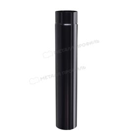Труба водосточная МЕТАЛЛ ПРОФИЛЬ PURMAN BLACK EDITION D100х3000 Ral 9005