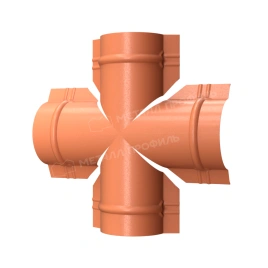 Четверник для круглого конька R110 (VikingMP E-20-8004-0.5)