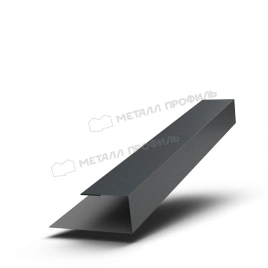 Планка J-профиль 24х18х3000 (VikingMP-01-7016-0.45)