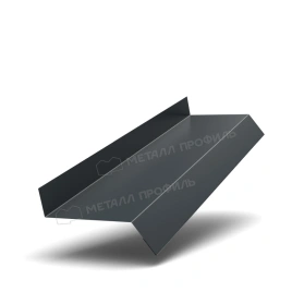 Планка отлива цоколя 50х20х2000 NormanMP (ПЭ-01-7016-0.5)