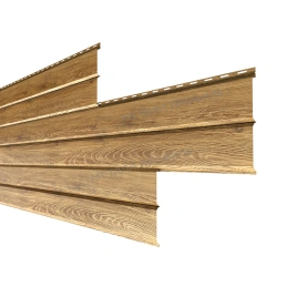 Сайдинг Lбрус-XL-В-14х335 (ECOSTEEL_T-01-ЗолотойДуб-0.5)