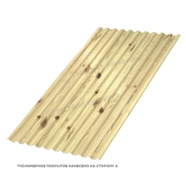 Профилированный лист С-21х1000-B (ECOSTEEL_T-12-Орех-0,45)