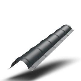 Планка конька круглого R110х2000 NormanMP (ПЭ-01-7016-0.5)