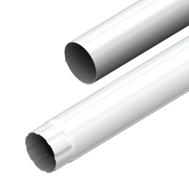 Труба водосточная D90х3000 GS lite (ПЭ-01-9003-0.5)