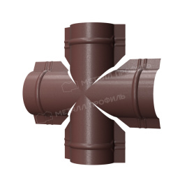 Четверник для круглого конька R110 (VikingMP-01-RR32-0.45)