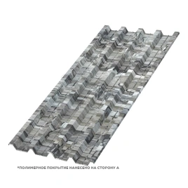 Профилированный лист Н-60х845-B (ECOSTEEL-01-БелыйКамень-0,5)