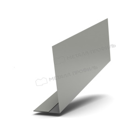 Планка карнизного свеса 250х50х3000 (ПЭ-01-9002-0.45)