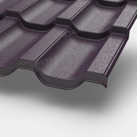 Металлочерепица МП Трамонтана-XL (VALORI-20-Violet-0.5)