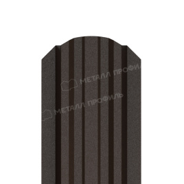 Штакетник металлический МЕТАЛЛ ПРОФИЛЬ LАNE-O 16,5х99 (VALORI-20-DarkBrown-0.5)