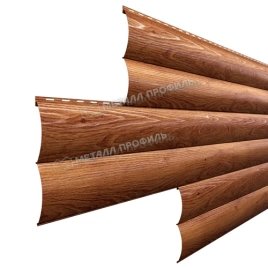 Сайдинг Woodstock-Н-28х330 (ECOSTEEL_T-01-ЗолотойДуб-0.5)