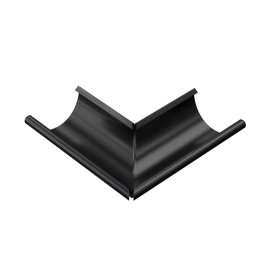 Угол желоба наружный D125 (PURMAN Д-20-9005\9005-0.6)