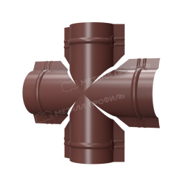 Четверник для круглого конька R110 NormanMP (ПЭ-01-RR32-0.5)