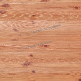 Штакетник металлический МП ELLIPSE-T 19х126 (ECOSTEEL_T-12-Золотой Орех-0.45)