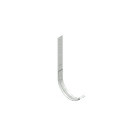 Держатель желоба МЕТАЛЛ ПРОФИЛЬ GS lite D125х280 Ral 9003