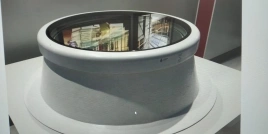 Зенитный фонарь круглый на 100. Глухой с основанием из стеклопластика