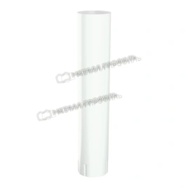 Труба водосточная МЕТАЛЛ ПРОФИЛЬ ПРОЕКТ D150х1000 Ral 9003