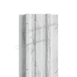 Штакетник металлический МП LАNE-T 16,5х99 (ECOSTEEL_MA-01-Беленый Дуб-0.5)
