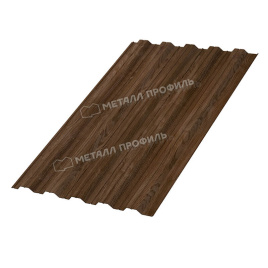 Профлист МЕТАЛЛ ПРОФИЛЬ НС-35x1000-A (ECOSTEEL-01-МореныйДуб-0,5)