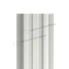 Штакетник металлический МП LАNE-T 16,5х99 (ПЭ-01-9010-0.45)