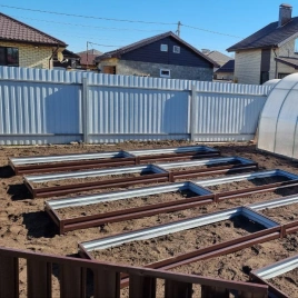 Грядка садовая "ТИМЕР" Люкс 3000х1000х0,5 мм. 8017